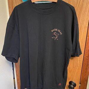 Men’s Black XXL Dark Seas Logo T-Shirt